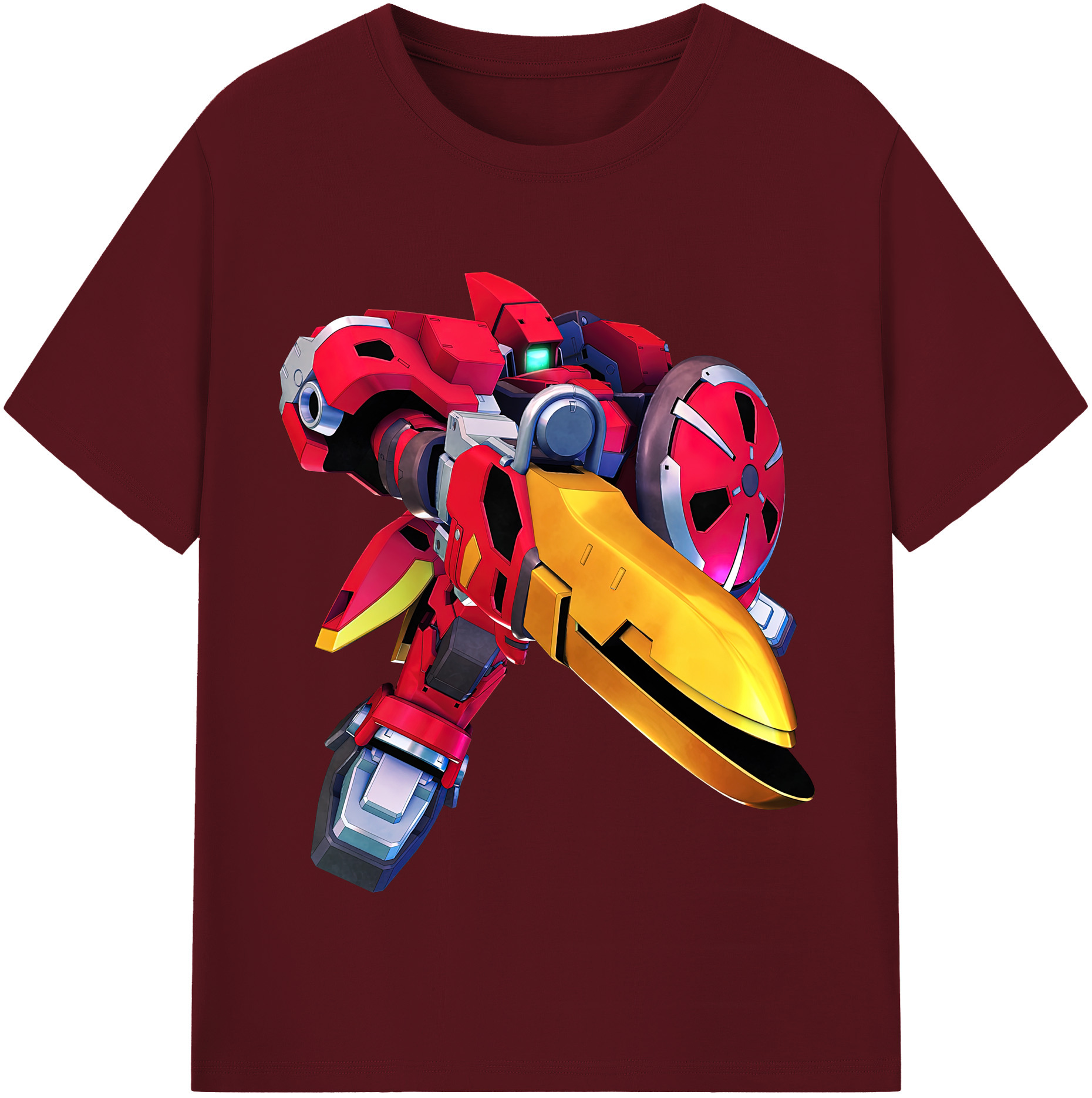 （画像用） 機動戦士ガンダム Mobile Suit Gundam 綿100％半袖Tシャツ（フロントプリント）